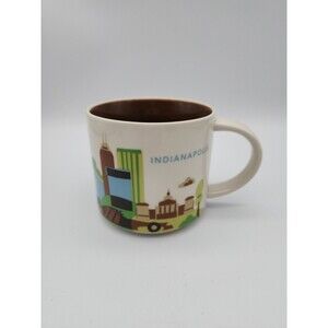 Starbucks Coffee Mug Indianapolis "You Are Here" Collection  2016